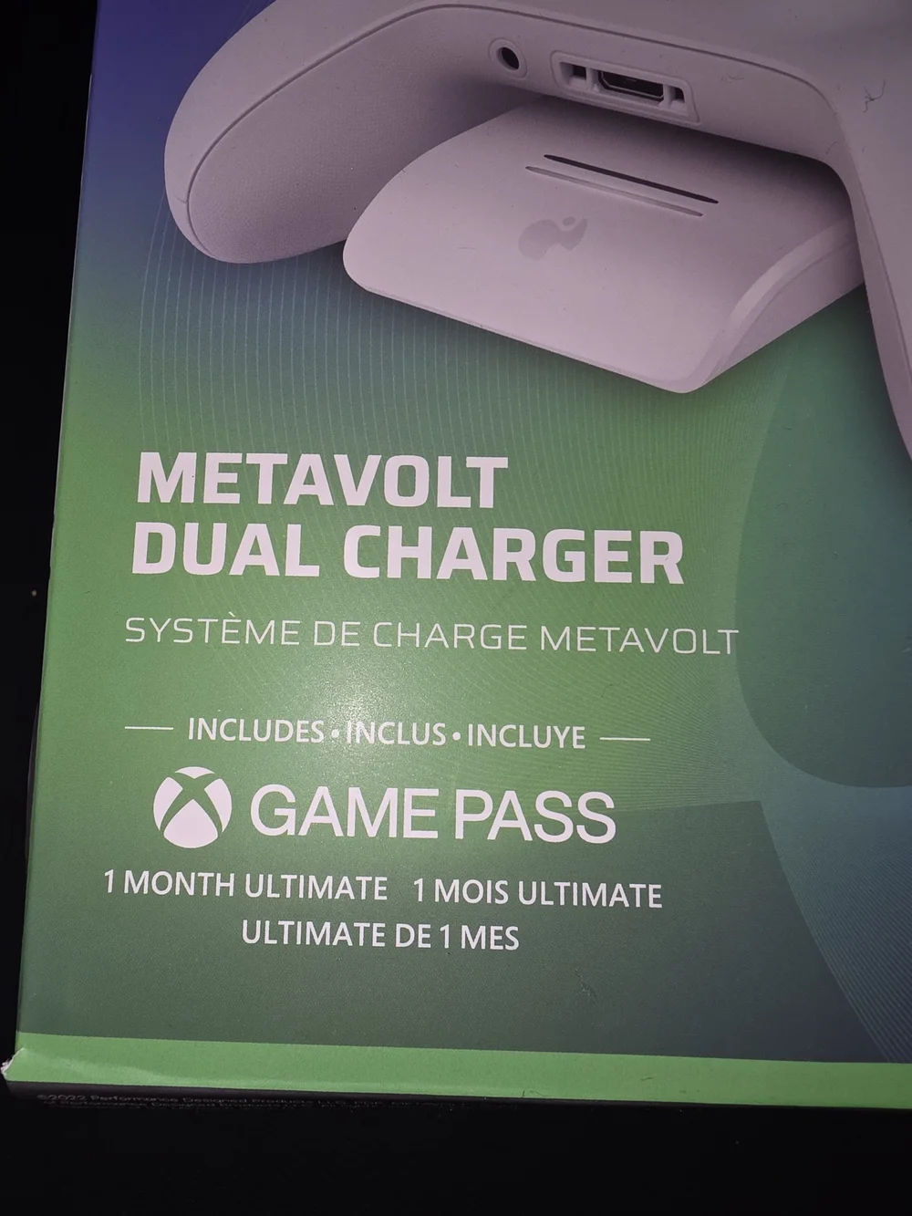 Metavolt Dual Charger for Xbox Controllers - White